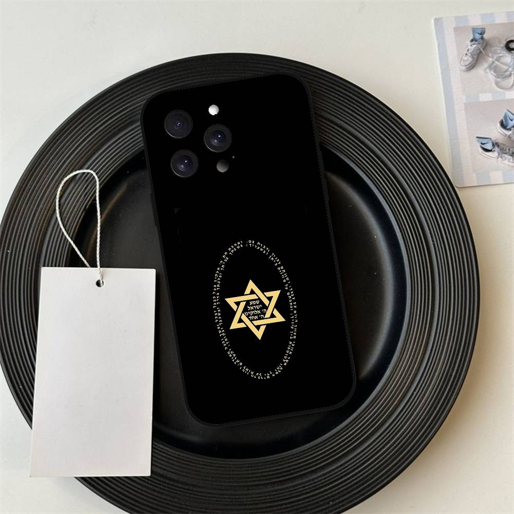 David Jüdischer Stern Symbol Handyhülle Für IPhone 17 Pro 15 13 14 16 11 12 Pro Max 7 8 Plus XR XS X SE Matt Weiche Silikonhülle
