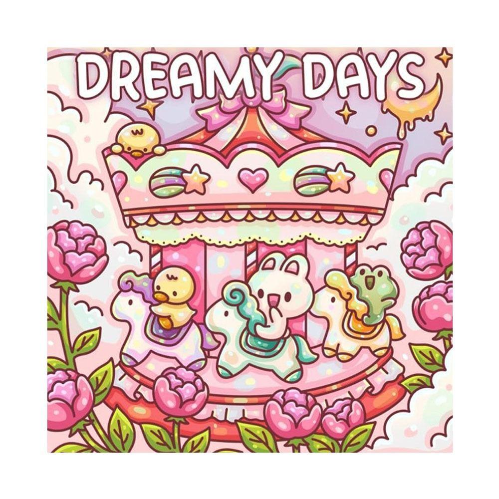 Stressabbau Malbuch Cartoon Kritzeleien Buch Montessori Malspielzeug für Erwachsene und Jugendliche