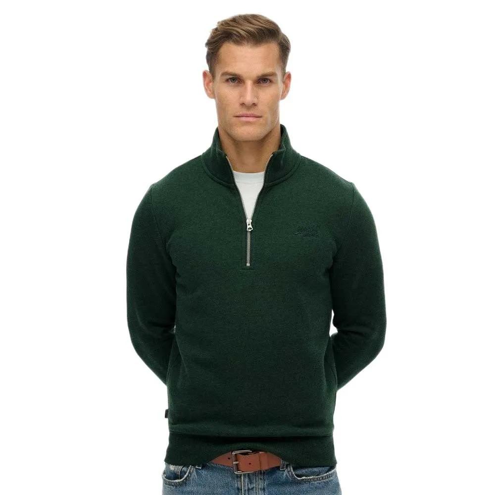 Superdry Толстовка с полумолниеймолнией Vintage Logo Embroidered Henley EU M