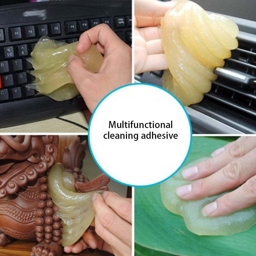 Cleaning Gel Washing Tool Craftsmanship Vehicle Supplies Car Gel Dirt Catcher Laptop USB Port Grooves Ventilation Dust Remover