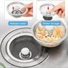 Wholesale Kitchen Sink Strainers with Handle Stopper Sink Drain Basket Stainless Steel Mesh Filter Waste Hole Trap Strainer