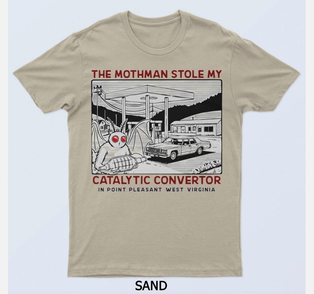 

Футболка «Человек-мотылек украл мой каталитический нейтрализатор» 4XL