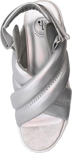 Yosuke Women's Champagne Sandals, Size 24.5cm, 2605008
