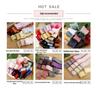 Korean Polka Dot Flocked Ribbon Bow for Children's Hair and Clothing Accessories