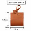 New PU Leather Dog Poop Bag Holder Retro Style Durable Waste Bag Dispenser Waterproof Garbage Bag Holder for Dog Walking