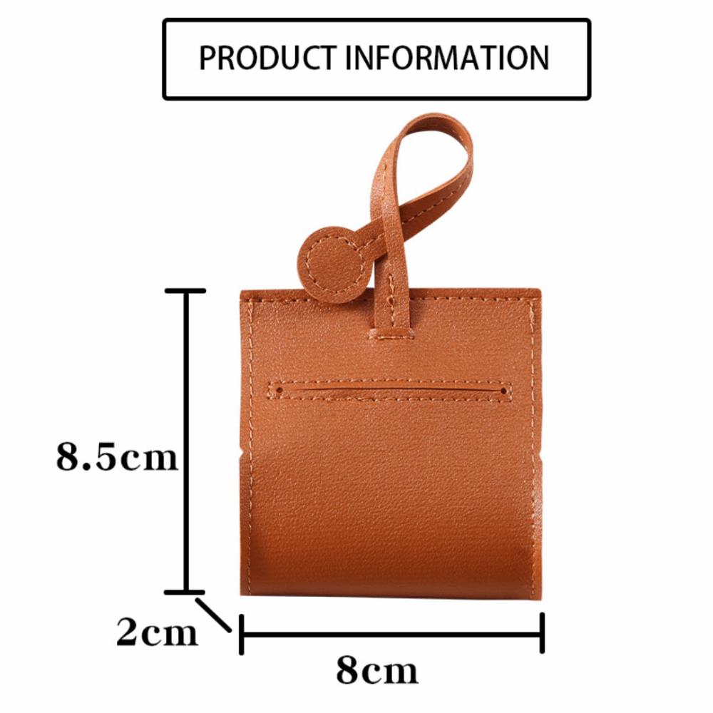 New PU Leather Dog Poop Bag Holder Retro Style Durable Waste Bag Dispenser Waterproof Garbage Bag Holder for Dog Walking