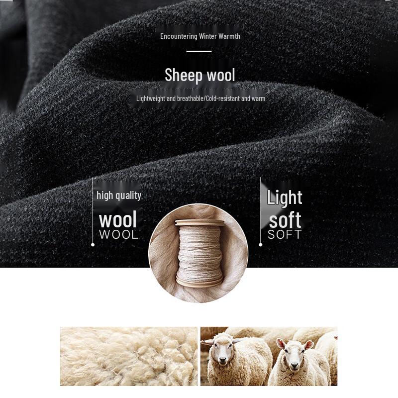 ROMON Men's Business Casual Straight Fit Trousers