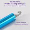 1PC Fishing Hook Remover Aluminum Tube Ergonomic Design Detacher Tool for Safe Efficient Lure Release Angling