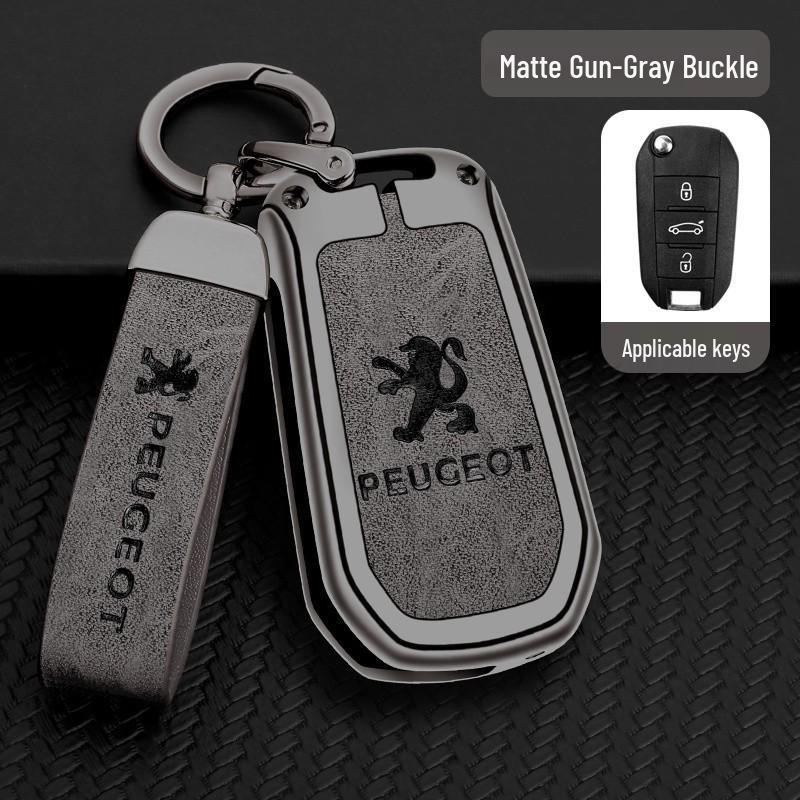 Dongfeng Peugeot 408/308/3008 Key Case - Metal, Anti-Lost Design
