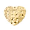 2 PCs 304 Stainless Steel Charms 18K Real Gold Plated Sun Moon Cross Heart Pendants For DIY Necklace Jewelry Making Findings