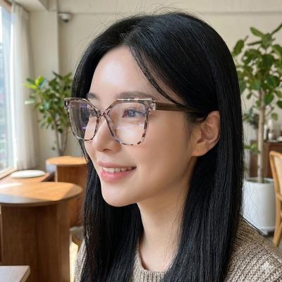 LUXEYE Luxury Glasses Geek Chic Rimless Horn-Rimmed Glasses Frame 2532