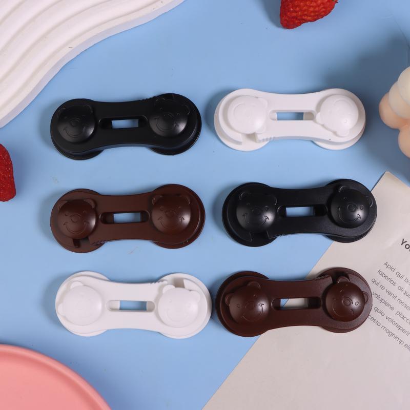 1/2/5Pcs Baby Safety Locks Cabinet Locks Room Locks Drawer Locks Anti-Pinch Folio Locks Safety Protection Products