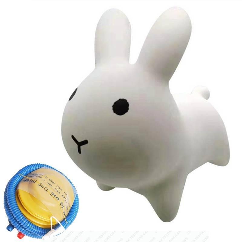 High-quality Pvc Inflatable Hopping Horse For Kids Cute Bouncy Rabbit Toy