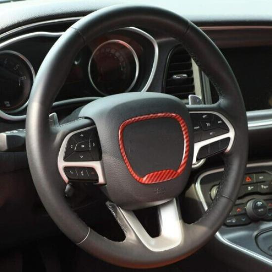 Steering Wheel Trim for Dodge Challenger Charger/Durang/Jeep Grand Cherokee SRT8