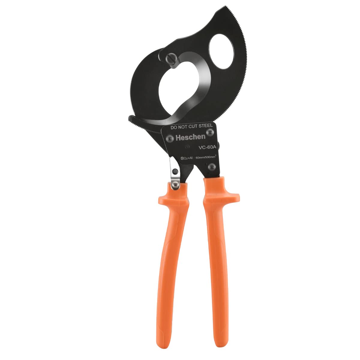 

Heschen Ratchet Cable Cutter Wire Stripper Pliers Hand Crimp Tool VC-60A 60mm/500mm²