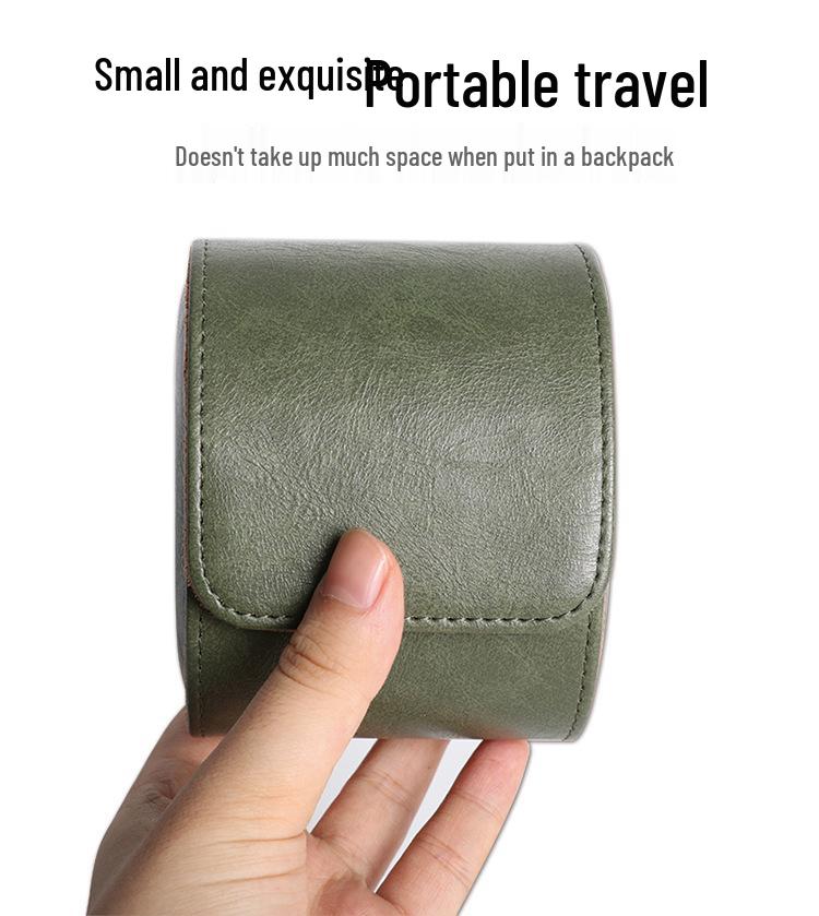 In Stock Waterproof Stain-Resistant Watch Box: Single/Double/Triple, PU Leather Portable Storage