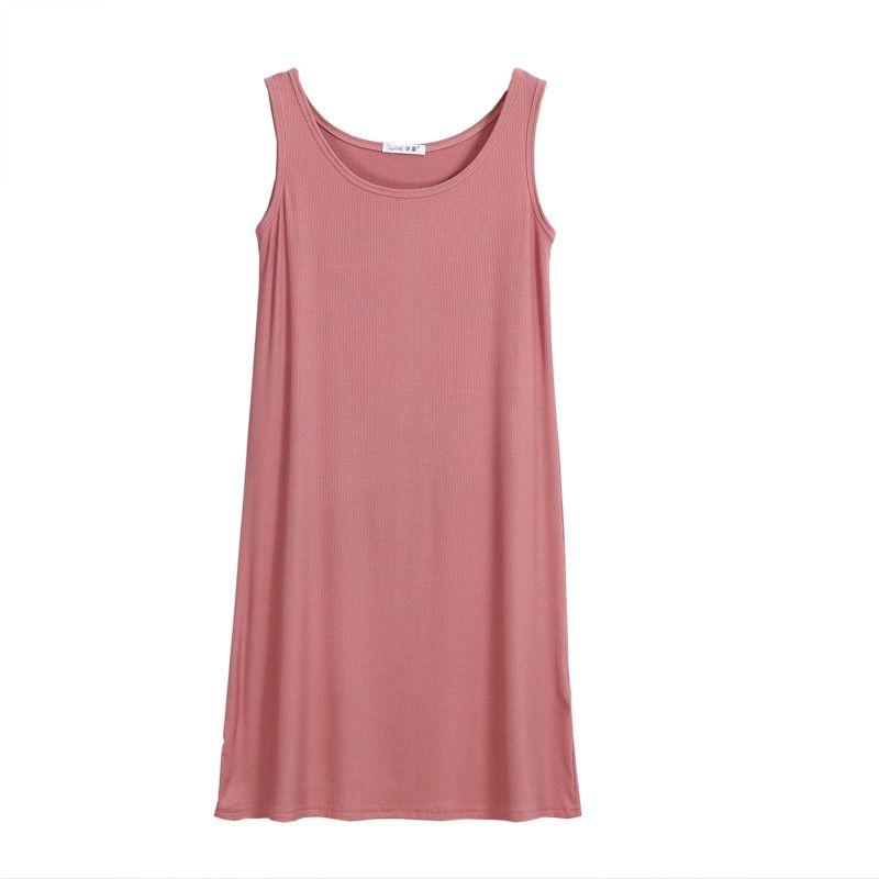 Women Sleeveless Long Tunic Dress With Premium Quality Cotton Blend For Effortless Style
