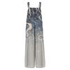 Women's Casual Jumpsuit Sleeveless Fashion Retro Printed Jumpsuit