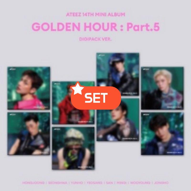 [Pre-order] ATEEZ – GOLDEN HOUR : Part.5 (Digipack Ver. / DIGIPACK UNIT VER.)