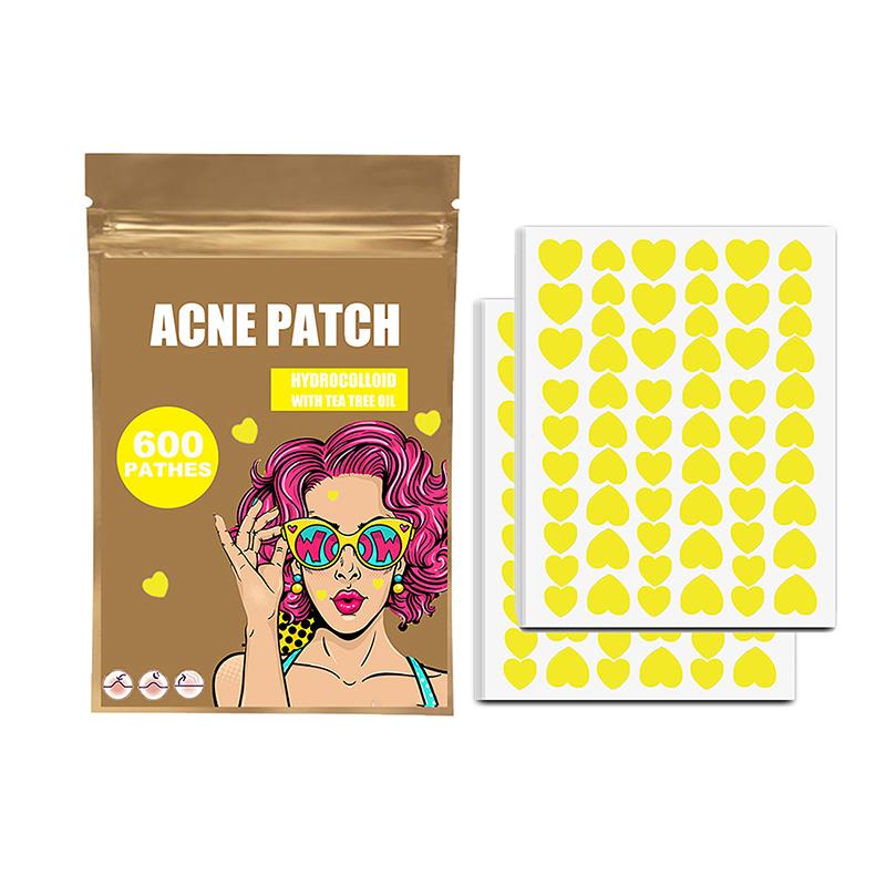 300/600/1200 Pcs/Set Heart Pimple Patch Acne Colorful Invisible Acne Removal Skin Care Stickers Concealer Face Spot Beauty