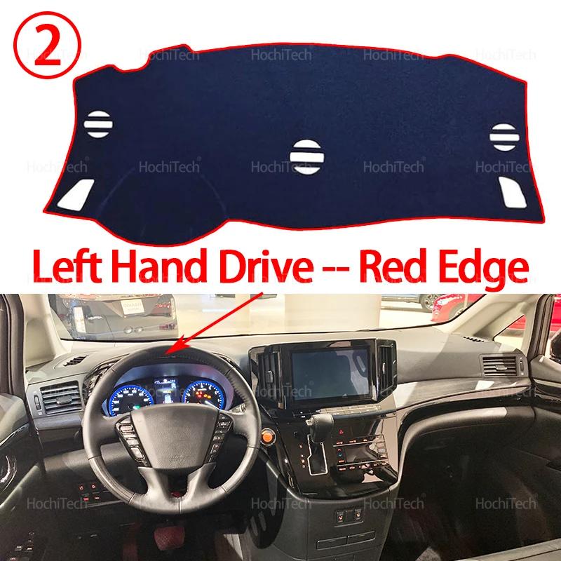 Dashboard Cover Board Anti-Slip Mat Protect Pad Car Accessories Sunshade Carpet Rug for Nissan Elgrand E52 2012-present