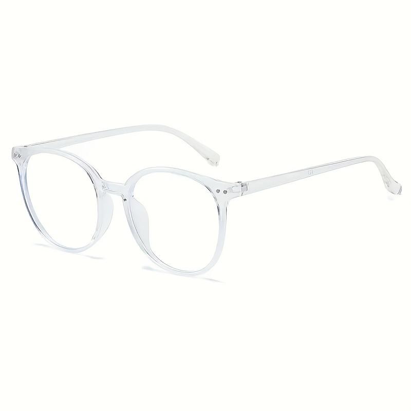 3pcs Vintage Round Frame Glasses Anti-Blue Light Technology Decorative Eyewear for Eye Protection and Comfort