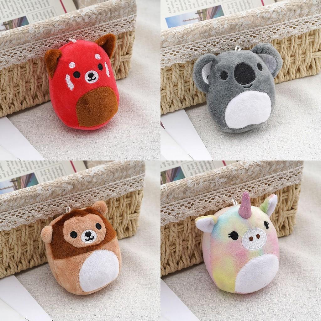 Cozy Squishallow Keychain Bear Plush Toy For Children Gift
