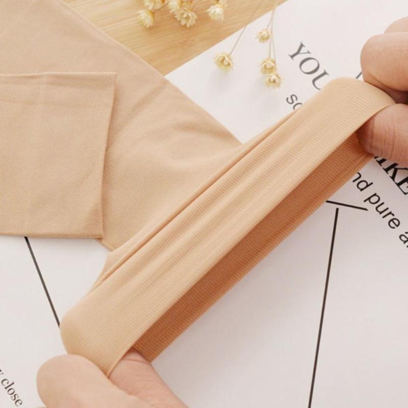 5 Pairs/Set Thickened Velvet Mid-calf Stretch Stockings for Women Elastic Anti-snagging Crystal Socks
