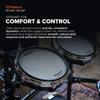 Roland cm Premium Feel and Enhanced Playability Triple Piezo Sensor Hard Rubber Rim Improved Hoop Design Compatible with a Wide Range of Roland PD-10P