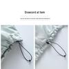 Women's Hooded Drawstring Zipper Outdoor Windbreaker Jacket