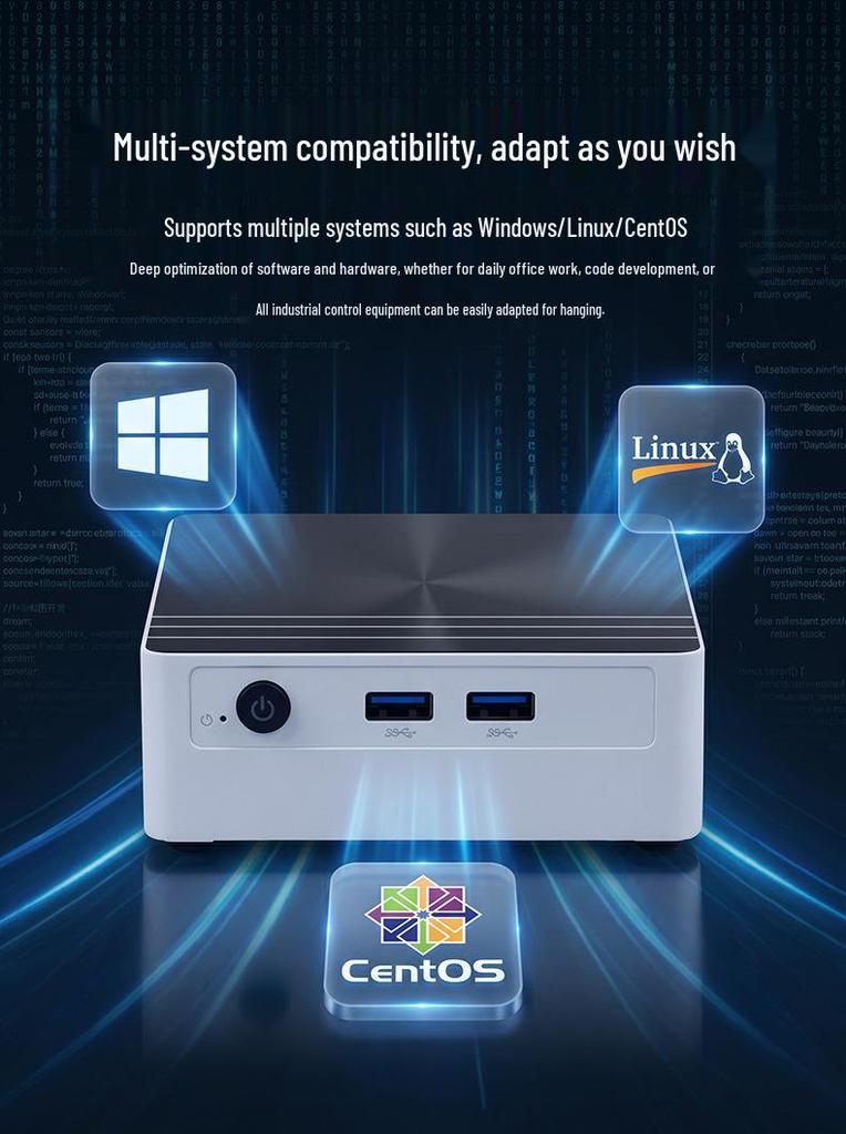 AMD Ryzen Mini PC - R3/R5/R7, Compact Barebone Desktop for Home & Office