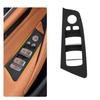 Car Interior Door Window Lifting Switch Button Panel Trim Cover For BMW 5 Series G30 2018- Interior Parts