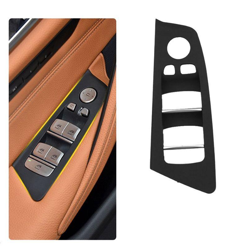 Car Interior Door Window Lifting Switch Button Panel Trim Cover For BMW 5 Series G30 2018- Interior Parts