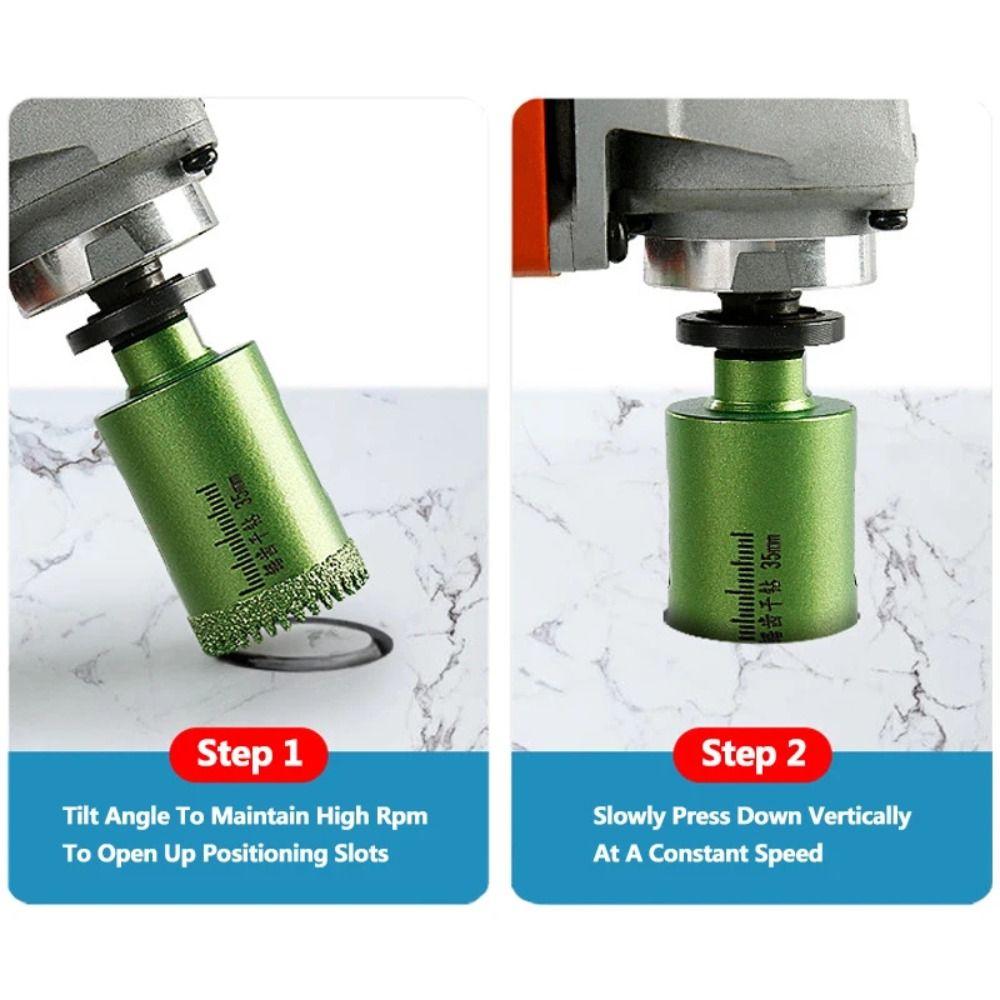 Sawtooth Diamond Hole Drill Grinding Head Tile Hole Opener For Porcelain Tiles Marble