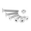 260 stücke M3 304 Edelstahl Innensechskant Flachkopfschraube Schrauben Muttern Kit Mit Box