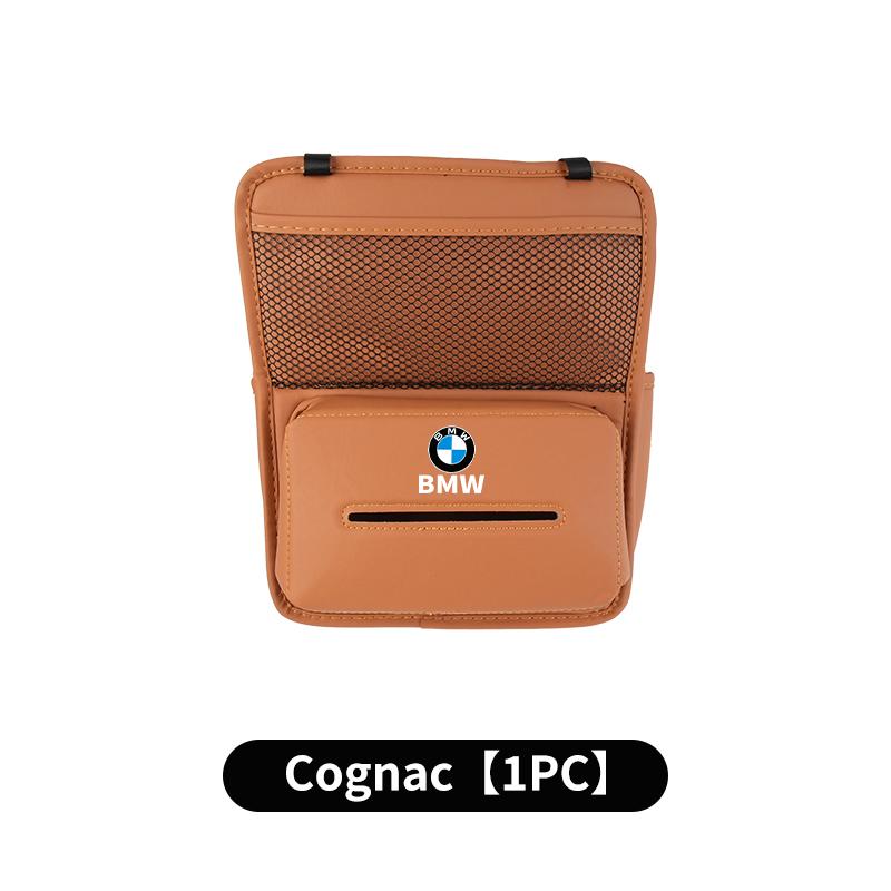 

2025 Hot Leather Car Seat Middle Hanger Storage Bag Car Armrest Hanging Organizer For BMW E90 E60 E46 E39 F30 F10 X3 X4 X5 X1 G3