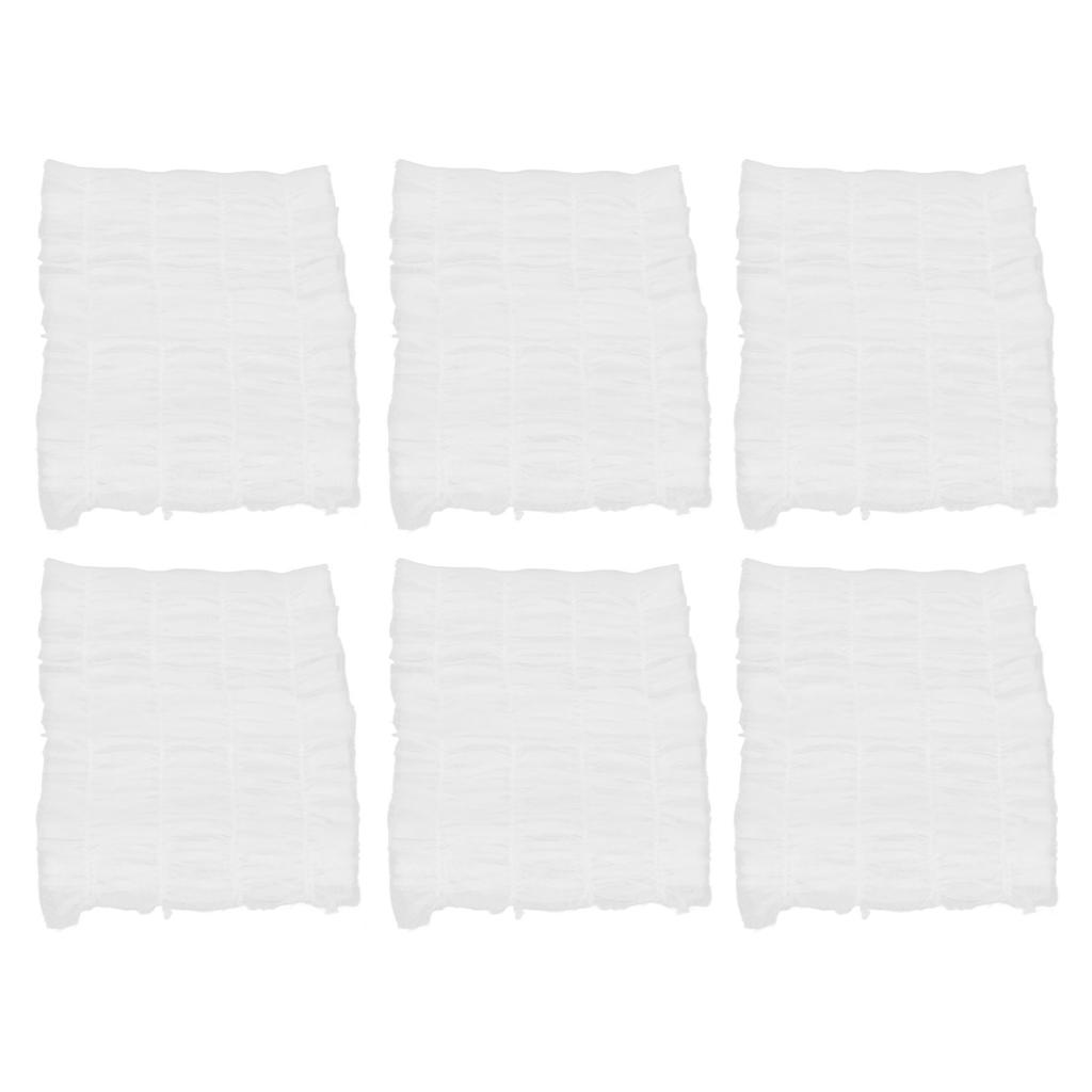 100pcs Disposable Spa Headband Soft Elastic Nonwoven Facial Hair Band for Makeup Skin Care