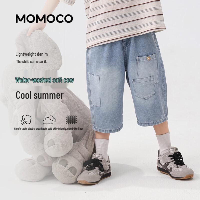 MOMOCO Boys  Summer Denim Capri Pants 105
