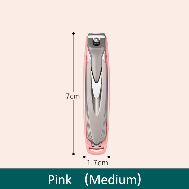 Tagliaunghie colorate Tagliaunghie antispruzzo Design staccabile Tagliaunghie Strumento per unghie manicure in acciaio inossidabile