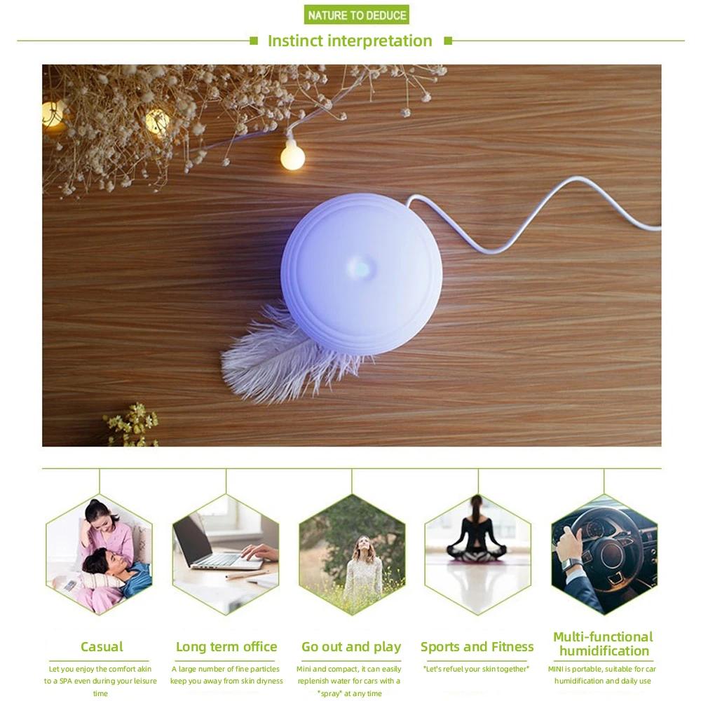 Gentle Mist & Glowing Hues  Silent Mini Lantern Diffuser for a Serene Office, Yoga Studio, or Bedroom