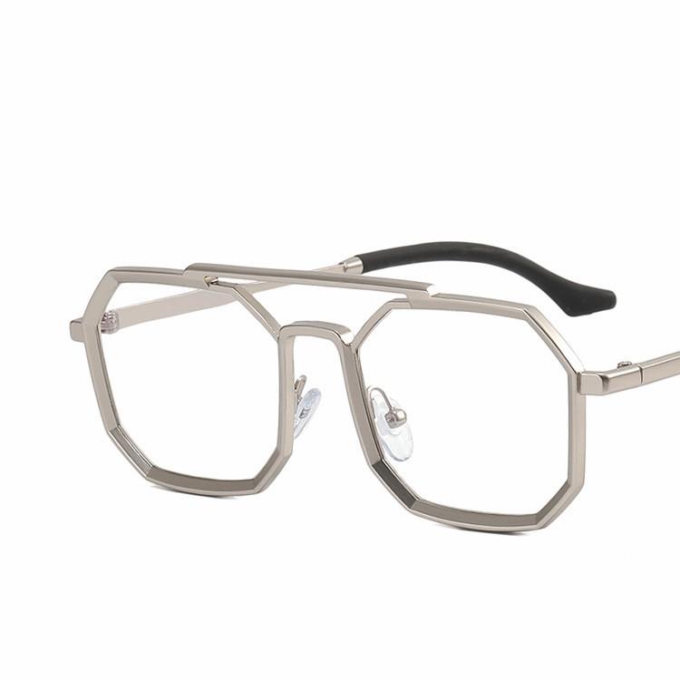 

Retro Steampunk Sunglasses Male Female Polygon Sun Glasses For Men Women Brand Designer Metal Frame Eyewear Oculos De Sol UV400 Other
