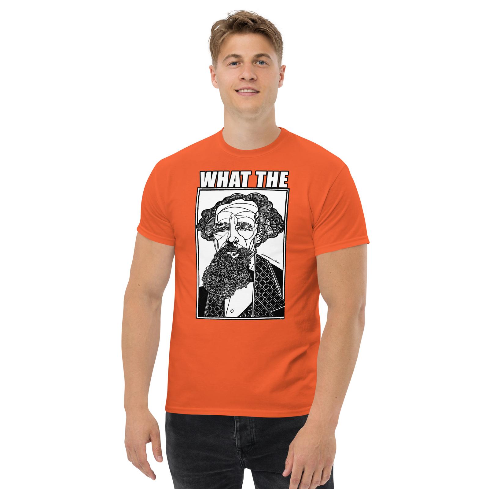 What the Dickens Charles Dickens literary T-shirt M