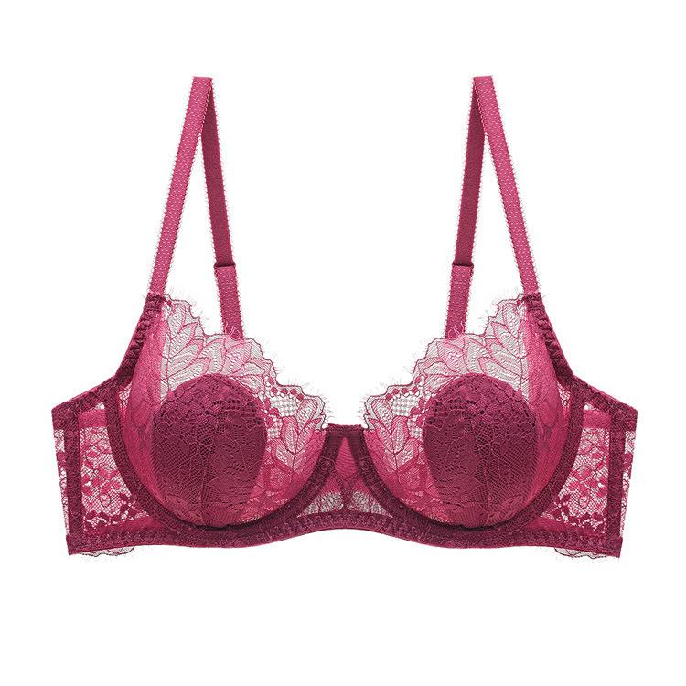 European & American Style Sexy Lace Bra - Sheer, Slimming, Plus Size