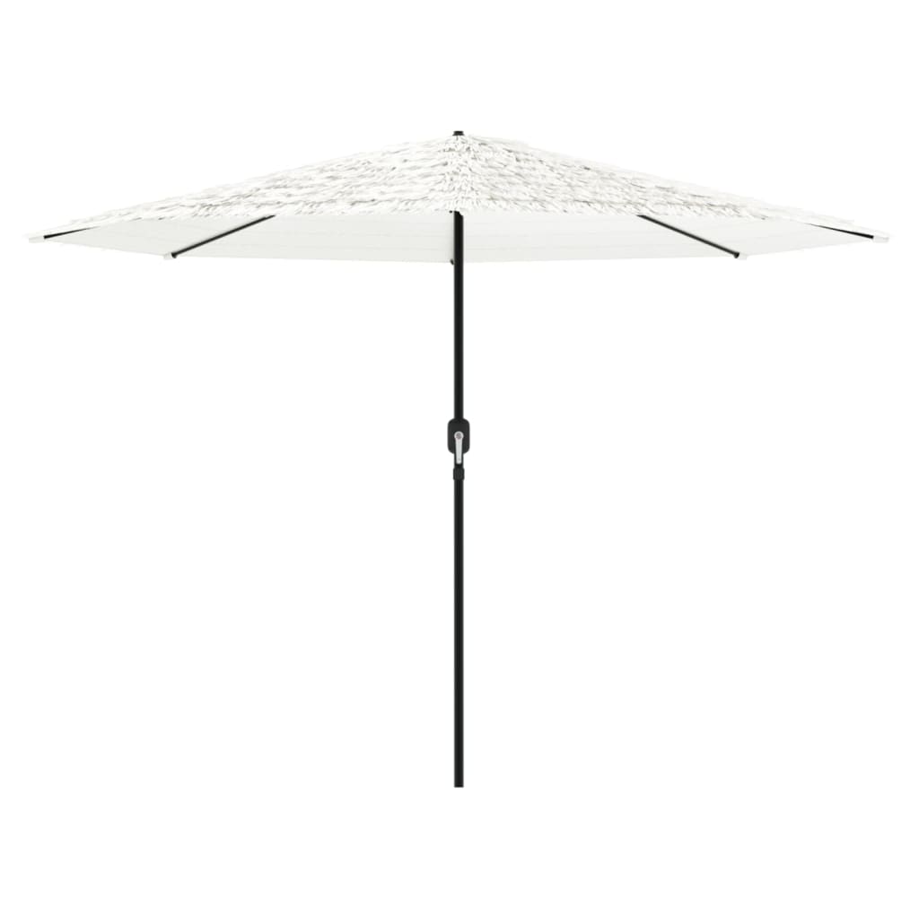 White Sun Umbrella with Steel Pole 388 x 388 x 248 cm