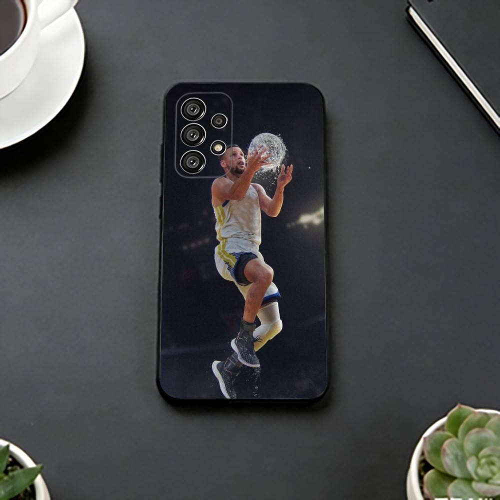 

Sports Star S-Stephen Curry Phone Case For Samsung S25,S24,S21,S22,S23,S30,Ultra,S20,Plus,Fe,Lite,Note,10,Black Cover Samsung S21lite