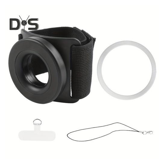 

1 комплект магнитный держатель для телефона на запястье вращающийся на 360 градусов регулируемый мужской женский спортивный ремешок на запястье крепление для сотового телефона Sets