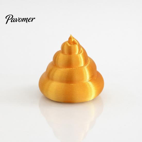 Joke Gift Idea Magnetic Golden Poop Ornament, 3D Printed Table Decoration, Ornament Funny Prank Figurine, Gag for Friends