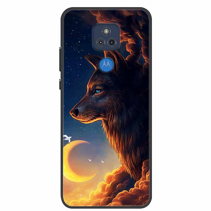 For Moto E7 Plus Case Bumper Silicone TPU Soft Phone Cover For Motorola Moto E7 Plus Case Cartoon Funda E 7 Plus E7Plus Coque