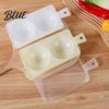 Nonstick Egg Cooker Dual-Cavity Microwave Poacher Steamer with Lid Poaching Maker Handle Maker Kitchen Breakfast Gadget Easy Clean Poacher