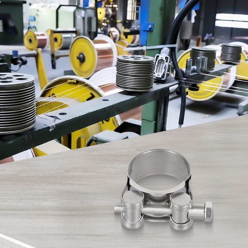 Heavy Duty Stainless Steel Clamp Suitable for High Pressure Hoses 26 28mm